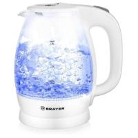 BRAYER 1013BR-WH Чайник, 1.8л, 2200Вт, белый