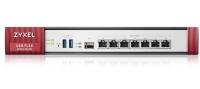 Межсетевой экран Межсетевой экран и Wi-Fi контроллер Zyxel USG FLEX 500 с подпиской Gold на 1 год (AS, AV, CF, IDP/DPI, Sandboxing, SecuReporter, Secure Wi-Fi, 72 AP), Rack, 7 конфигурируемых (LAN/WAN) портов GE, 1xSF