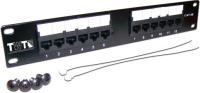 Патч-панель Lanmaster TWT-PP12UTP-10 1U 12x кат.5e UTP