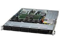 Серверная платформа Supermicro SuperServer 1U 111C-NR noCPU(1) 4th/5th Gen(MCC Carrier)/ 350W TDP/no DIMM(16)/ 4x NVMe Hybrid+ 6x SAS/SATA/ 2x1Gb/ SFT-DCMS-SINGLE/2x 860W/ 2nd config