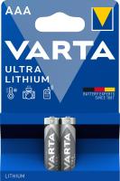 Батарейка Varta ULTRA FR03 AAA BL2 Lithium 1.5V (6103) (2/20/100) (2 шт.) Батарейка Varta ULTRA FR03 AAA BL2 Lithium 1.5V (6103) (2/20/100) (2 шт.)