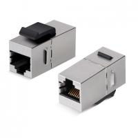 WRLine WR-CA-KJ-8p8c-C5E-SH Проходной адаптер формата Keystone RJ45-RJ45 (8p8c) категория 5е экранированный