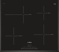 Встраиваемая индукционная панель BOSCH Индукционная,  60 см, индукция, скошенные края, сенсорное управление, черный
